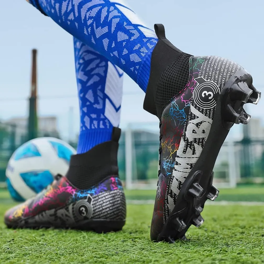 Mens Soccer Cleats Football Boots Professional Training Turf Mens Outdoor Indoor Sports Athletic