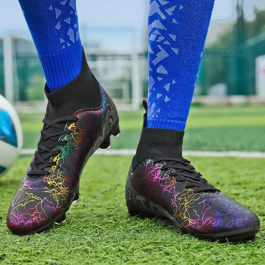 Mens Soccer Cleats Football Boots Professional Training Turf Mens Outdoor Indoor Sports Athletic