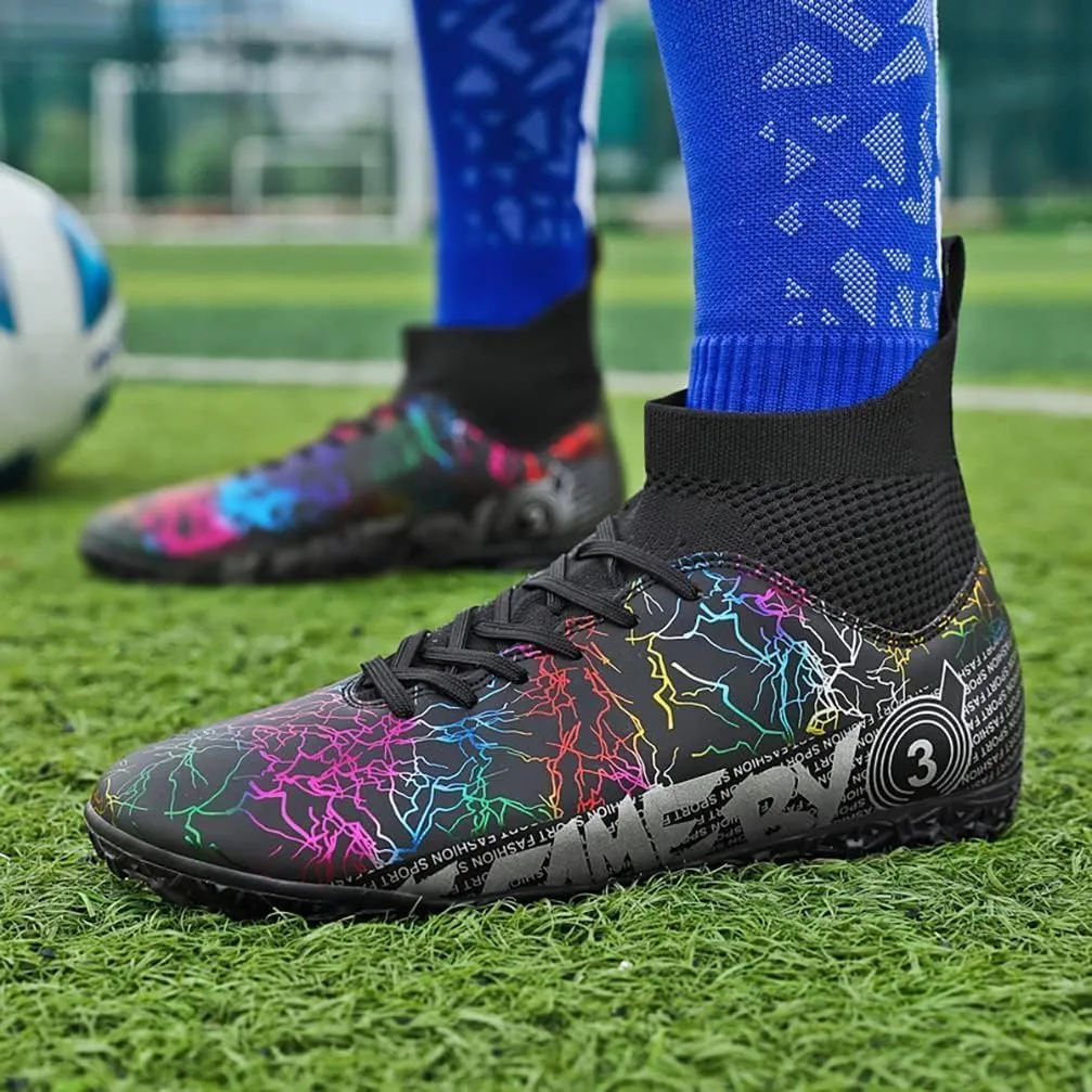 Mens Soccer Cleats Football Boots Professional Training Turf Mens Outdoor Indoor Sports Athletic