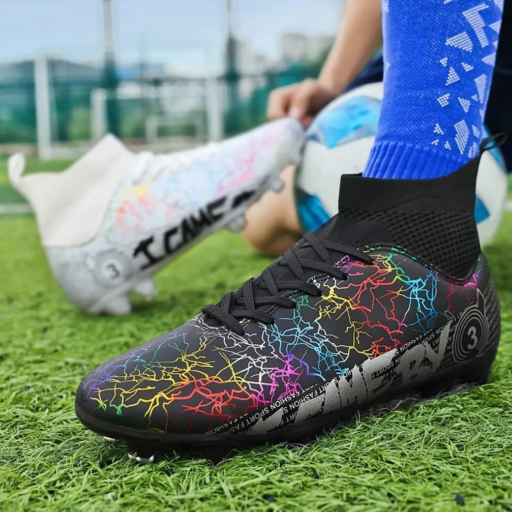 Mens Soccer Cleats Football Boots Professional Training Turf Mens Outdoor Indoor Sports Athletic