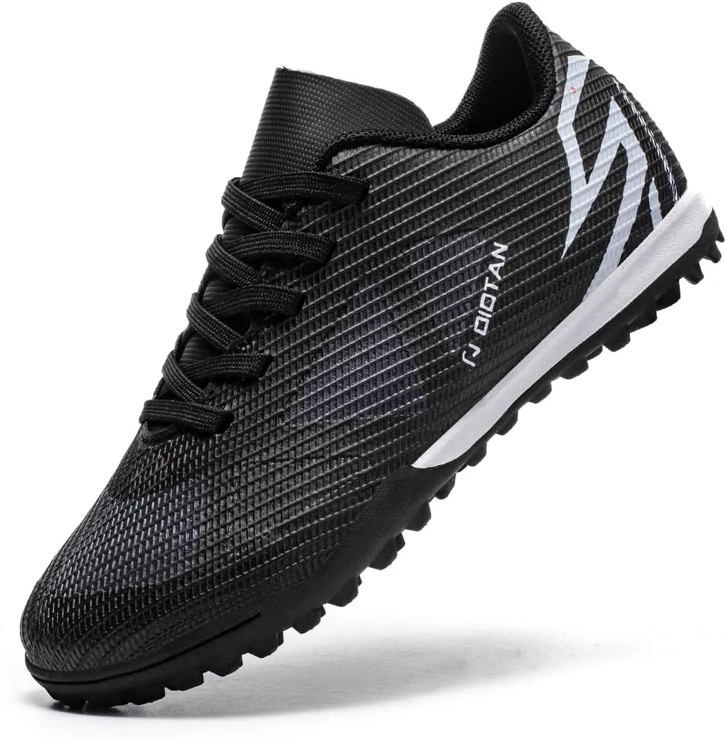 Mens Soccer Cleats Outdoor Lightweight High-Top Training Boots Ground Athletic Football Shoes