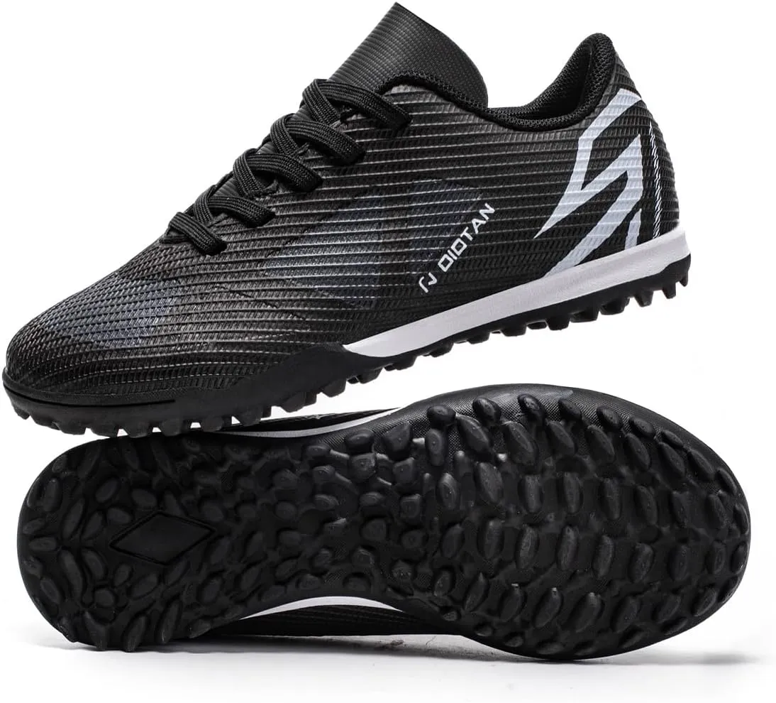 Mens Soccer Cleats Outdoor Lightweight High-Top Training Boots Ground Athletic Football Shoes