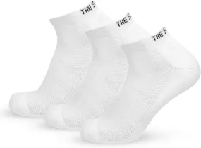 Mens Socks Size 9-11, Thick Socks for Men, 100% Cotton Ankle, 3 Pairs Low Cut With Arch & Cushion for Running & Exercise
