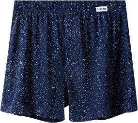 Mens Spandex Mid Waist Graphic Underpants Elastic Stretch Boxer Briefs Breathable & Comfortable Boxer Shorts Mens Gifts
