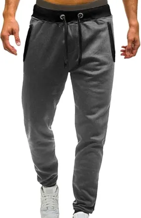 Mens Sweatpants Mens Athletic Jogger Pants Slim Fit Pant Drawstring Trousers Mens Joggers Sweatpants with Pockets