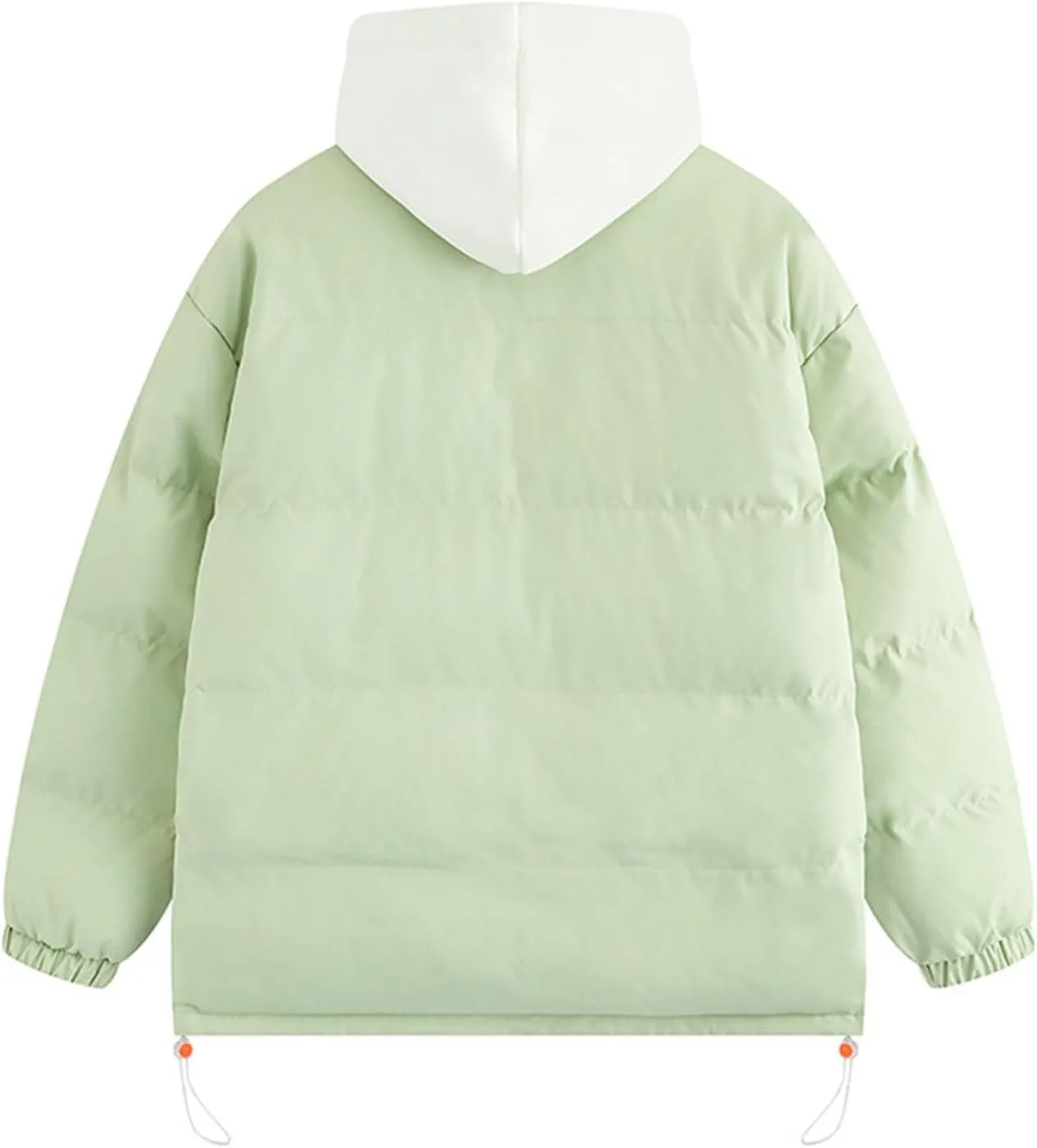 Mens Thicken Puffer Jacket Plus Size Insulated Waterproof Down Coat Zip Up Hooded Outwear Warm Winter Quilted Jackets