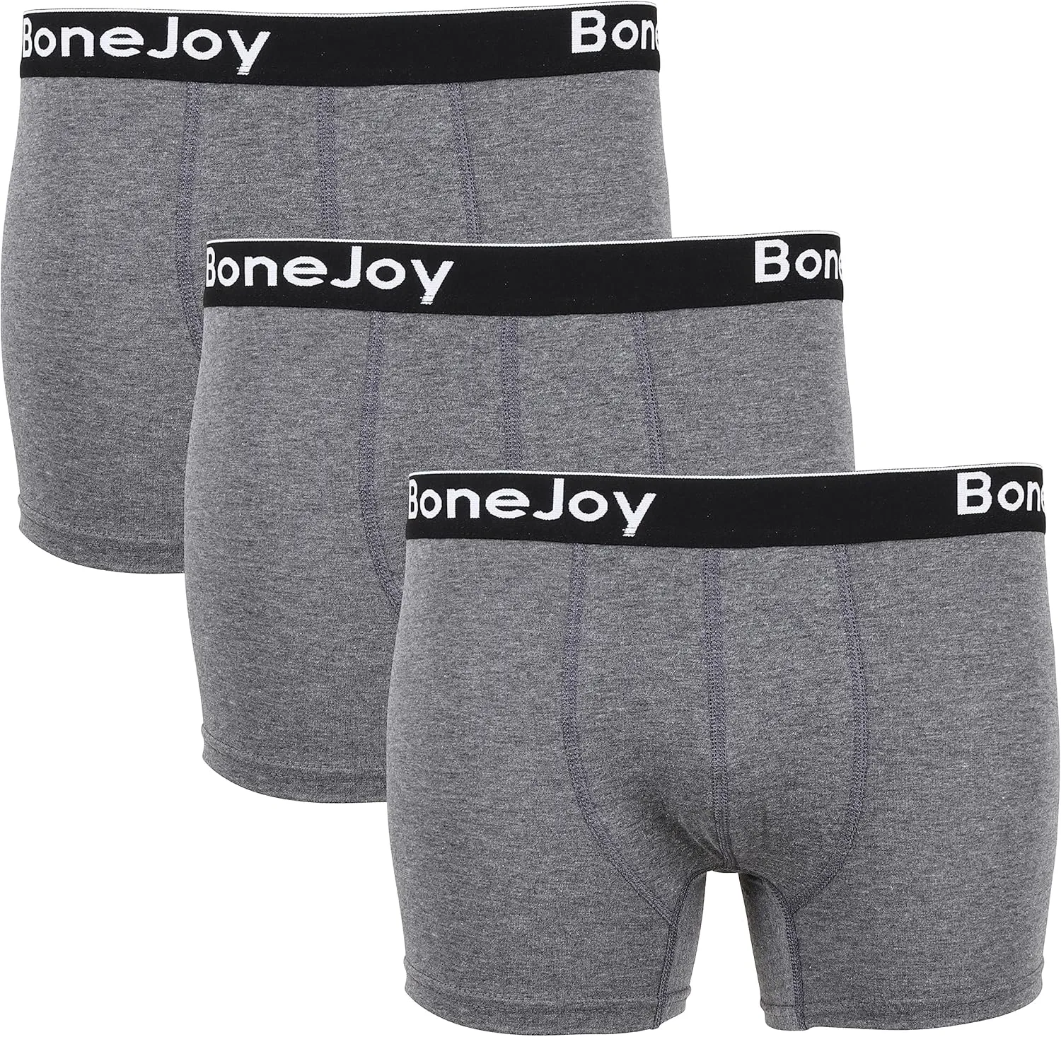 Mens Underwear - Mens Boxer Briefs, Breathable Cotton Boxer Briefs - Mens Boxer Briefs Underwear Pack of 3