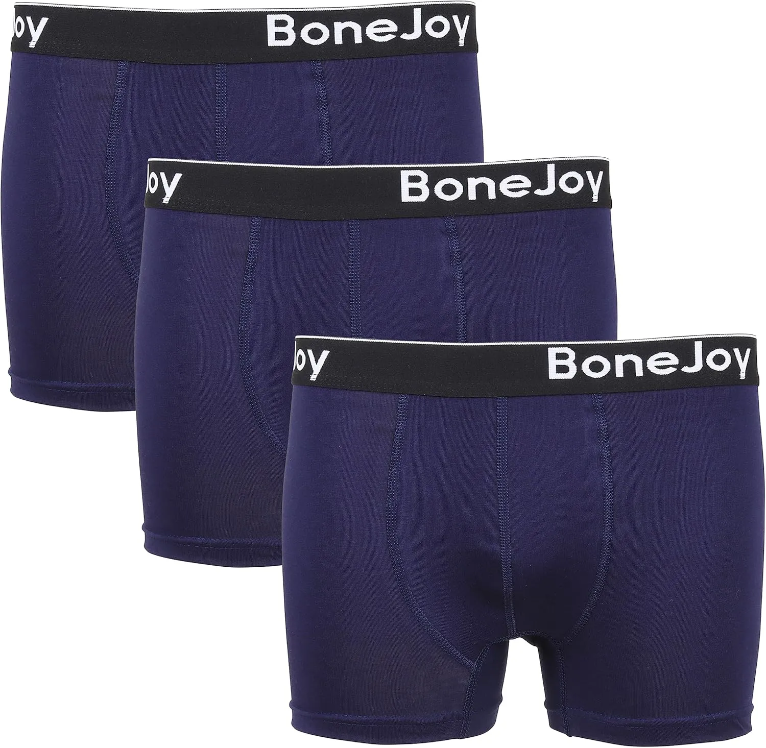 Mens Underwear - Mens Boxer Briefs, Breathable Cotton Boxer Briefs - Mens Boxer Briefs Underwear Pack of 3