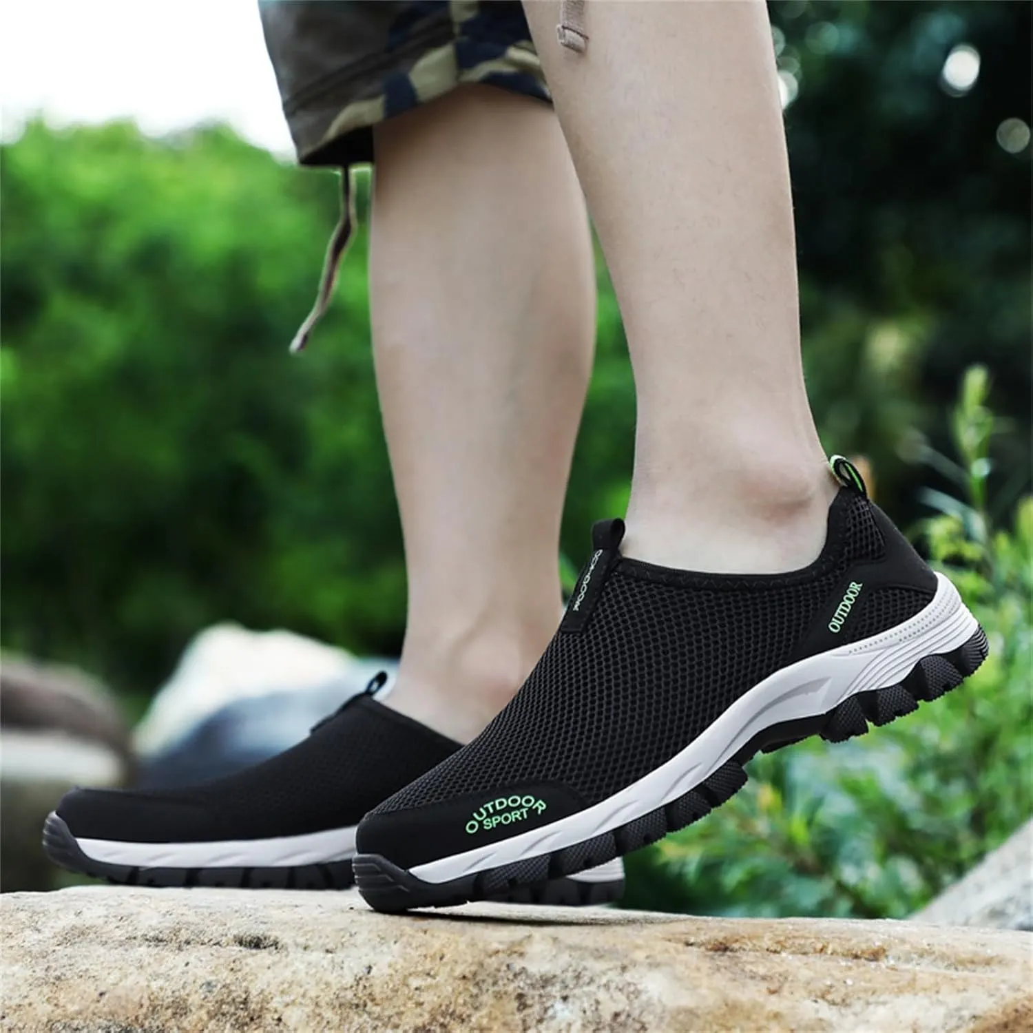 Mens Walking Shoes Mens Slip on Shoes Tennis Shoe for Men Shoe for Men Breathable Sport Sneaker