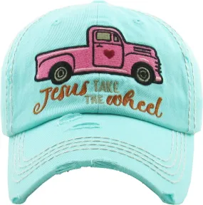 MIRMARU Women’s Baseball Cap Distressed Vintage Unconstructed Washed Cotton Embroidered Adjustable Hat