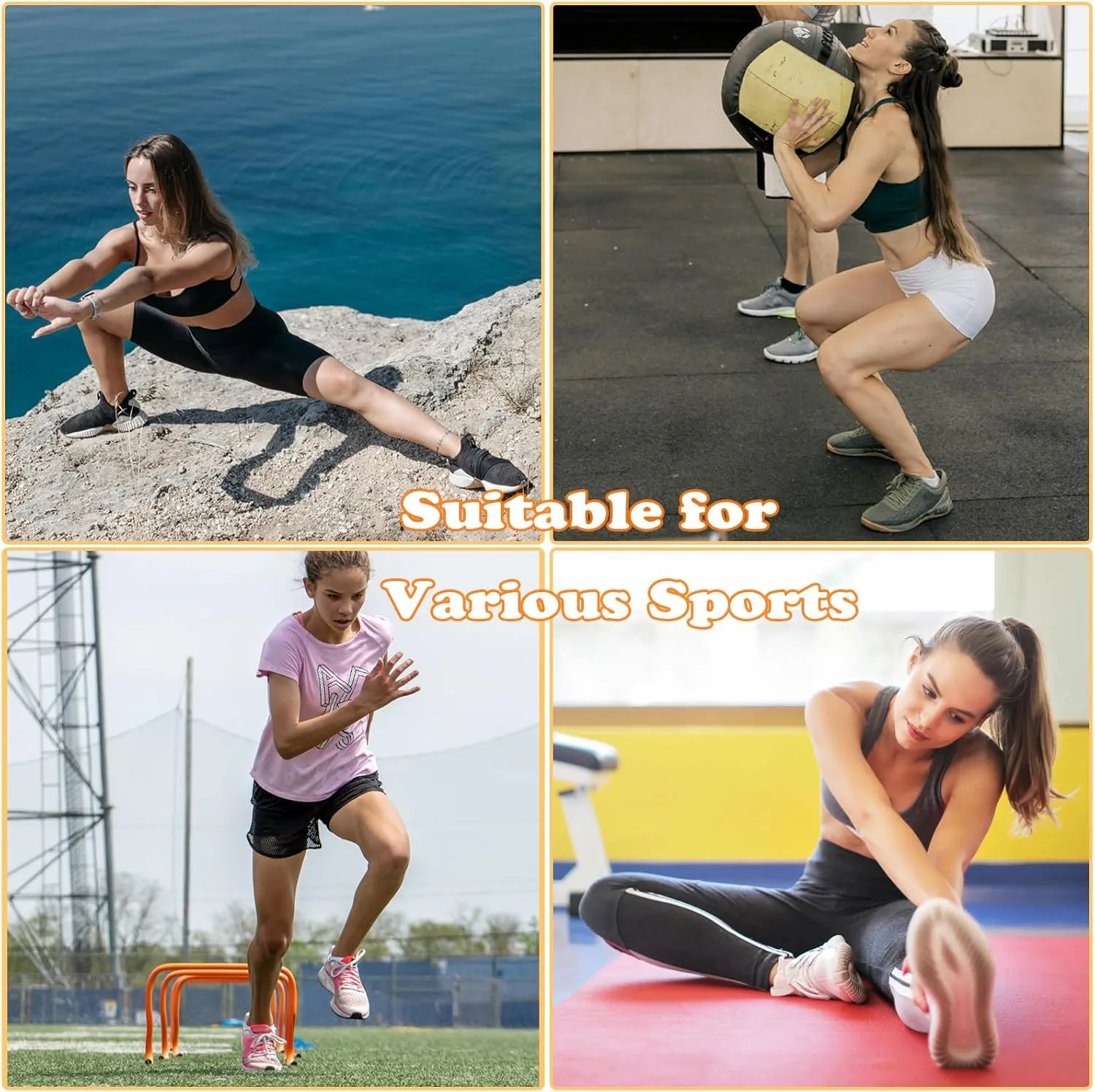 No Show Socks Womens Ankle Socks Cushioned Low Cut Athletic Socks Running Socks Workout Socks 3/6 Pairs