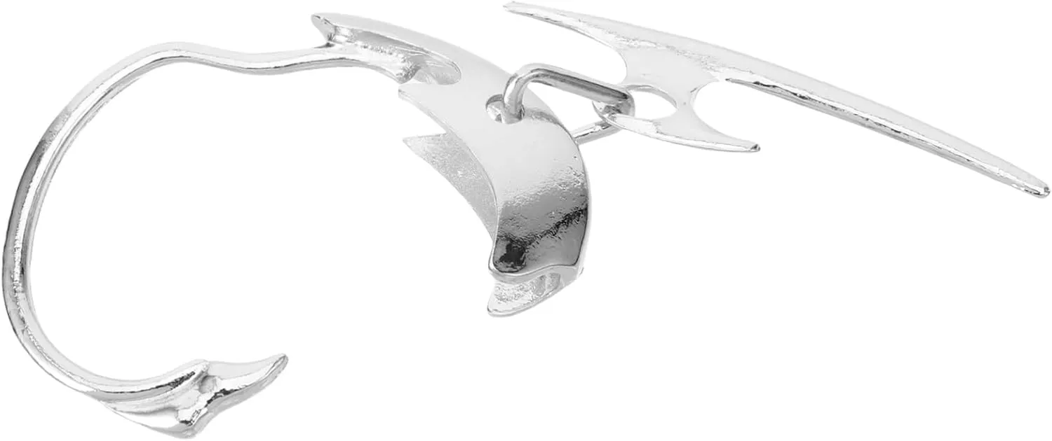 PartyKindom Men's Punk Earring Cuff Ear Cuffs for Men Non Piercing Fashionable Ear Earring Cool Punk Style for Daily Wear