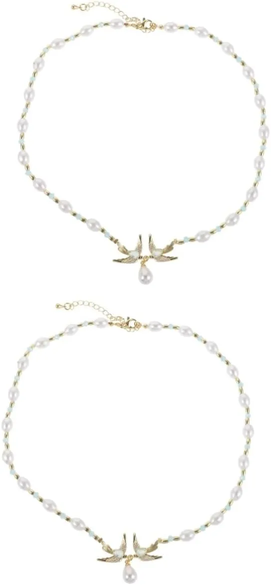 Pearl Necklace Pearls Necklace Pendant Necklace Women Necklace Neck Hanging Pendant Delicate Necklace