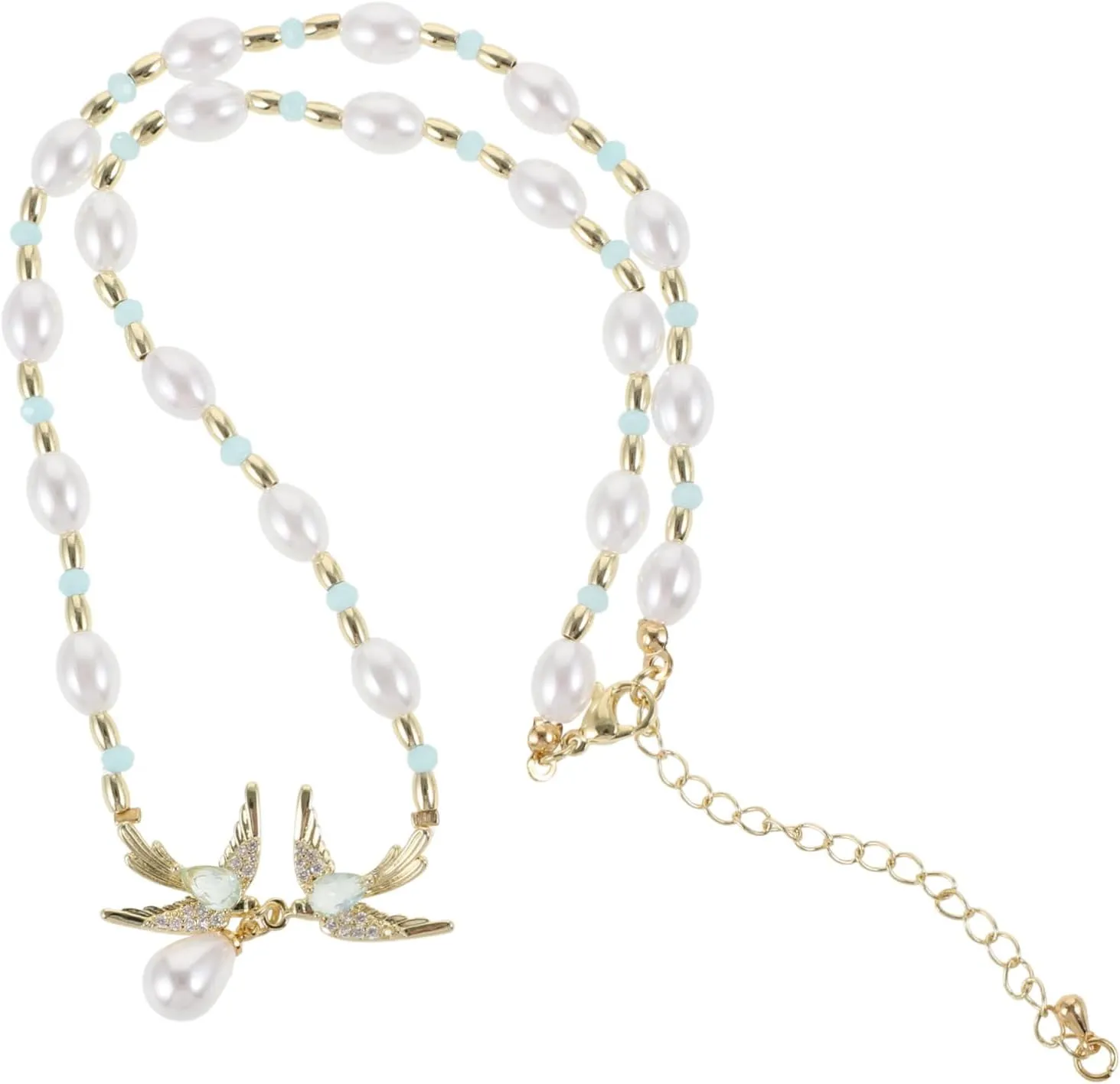 Pearl Necklace Pearls Necklace Pendant Necklace Women Necklace Neck Hanging Pendant Delicate Necklace