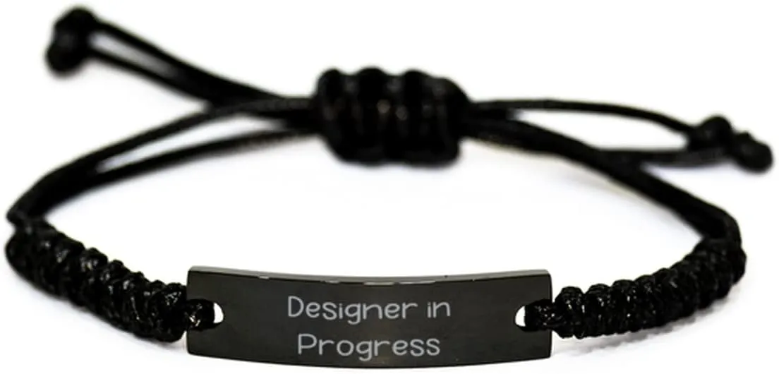 Perfect Designer Gifts, Designer in, Special Graduation Black Rope Bracelet Gifts Idea for Coworkers, Designer Gifts from Friends, Designer Birthday Gift Ideas, Unique Designer Birthday Gifts, Luxury