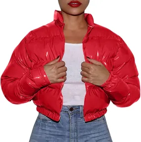 Prime of Deals Lightning of Today Womens Winter Jackets Womens Jacket 4XL Womens Clothes Trendy Water Resistant Jacket Women Puff Jacket Women White Womens Coat Winter