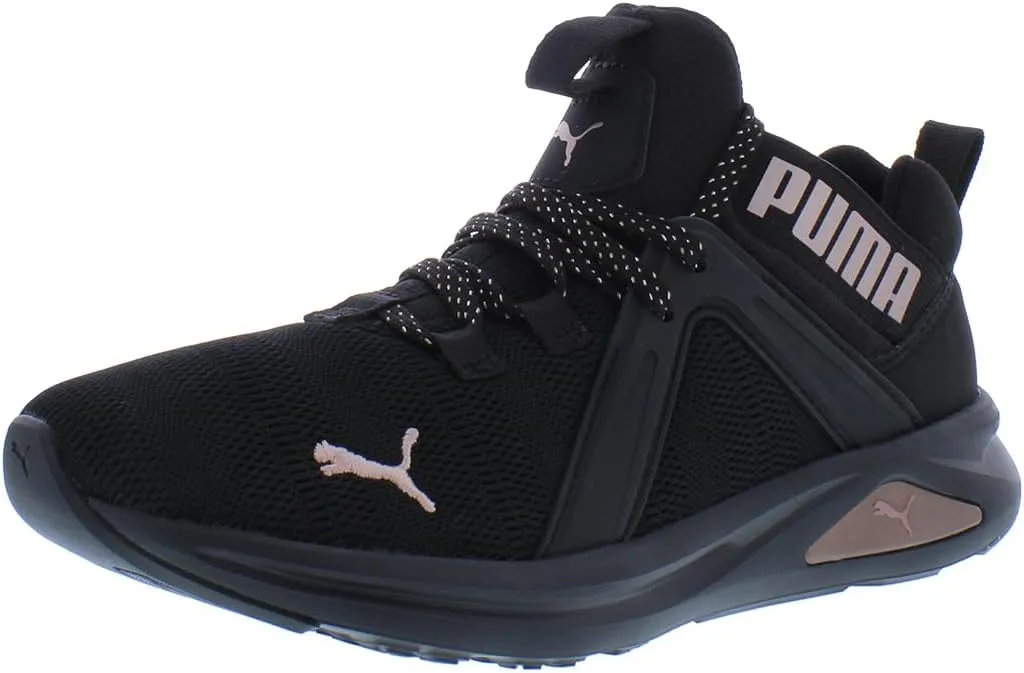Puma Enzo 2 Metal Womens Shoes Size 6, Color: Black/Pink