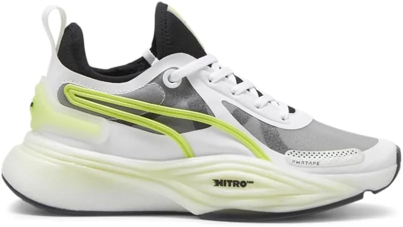 PUMA Womens Pwr Nitro Squared Training Sneakers Shoes - Grey, White - Size 8 M
