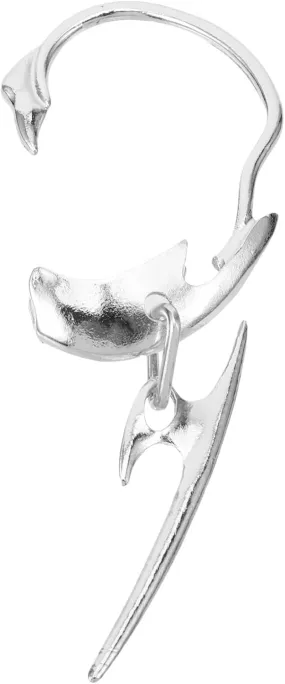 Punk Ear Cuff Earring for Men Non Piercing Clip Jewelry Durable Unique Ear Accessory for Stylish Looks Cool Hip