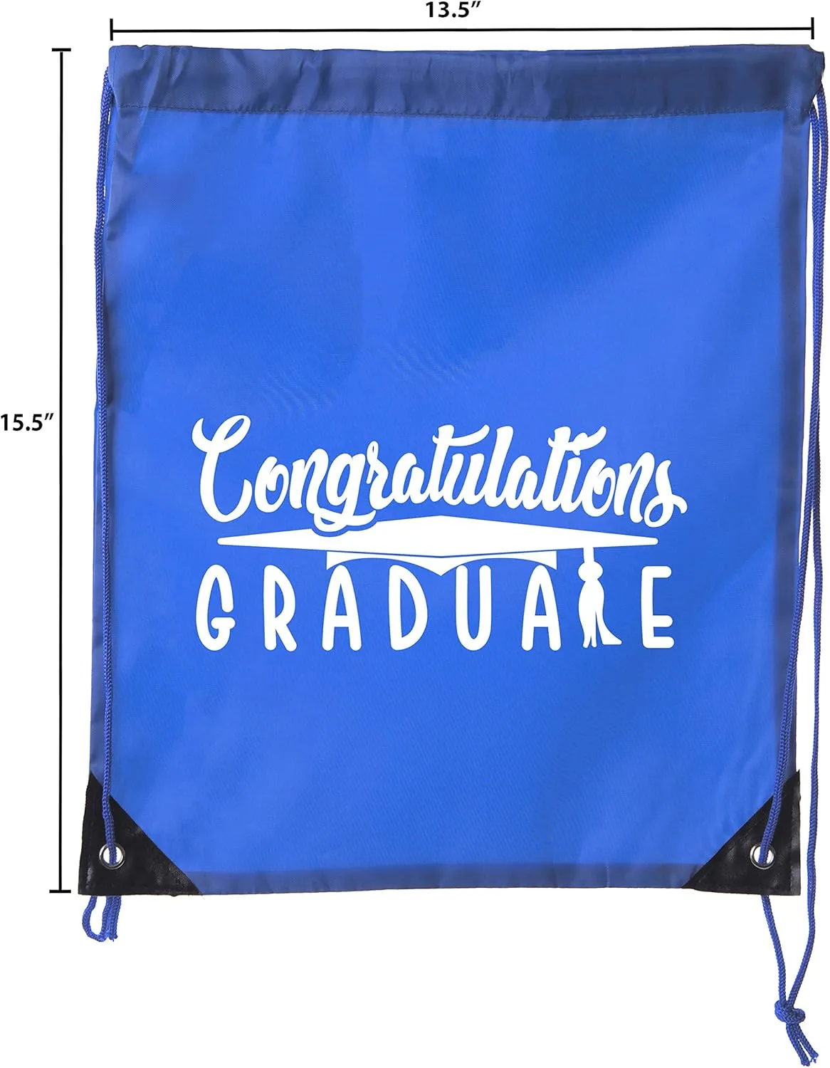 Senior Graduation Drawstring Backpacks Personalized Party Favor Cinch Bags - Congratulation