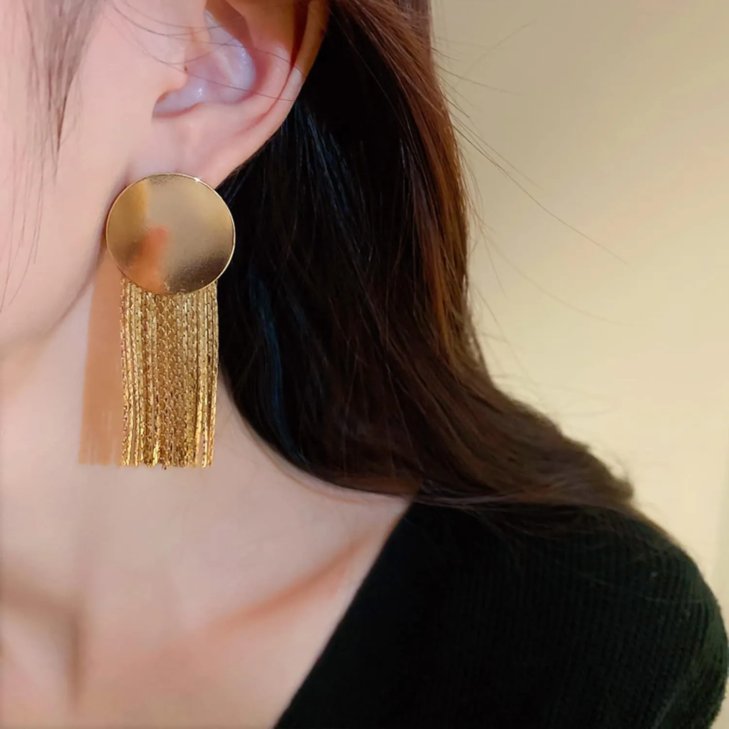 Silver Prom Earrings Long Earrings for Women Dangling 14k Gold Prom Dangle Earrings for Women Prom Jewelry
