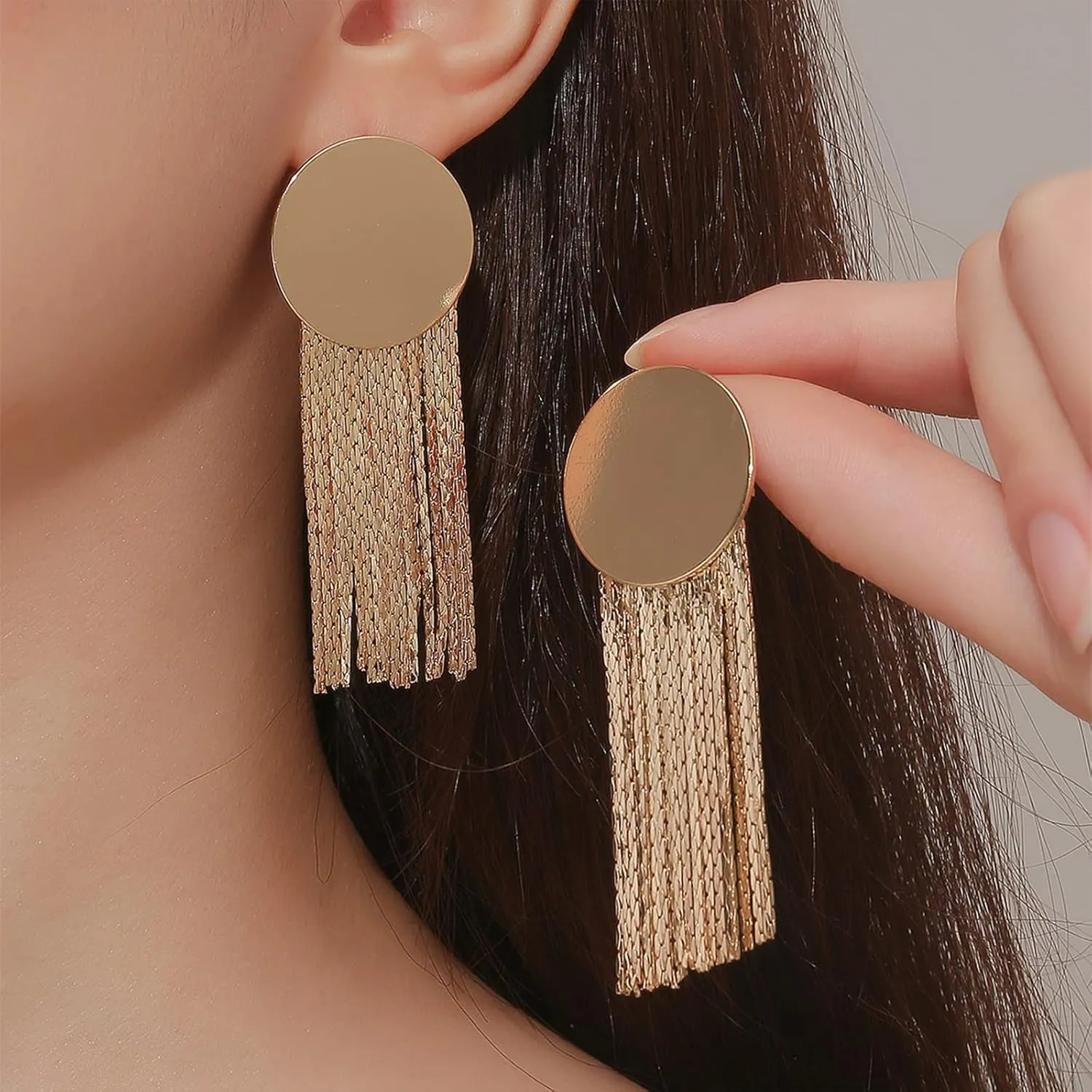 Silver Prom Earrings Long Earrings for Women Dangling 14k Gold Prom Dangle Earrings for Women Prom Jewelry