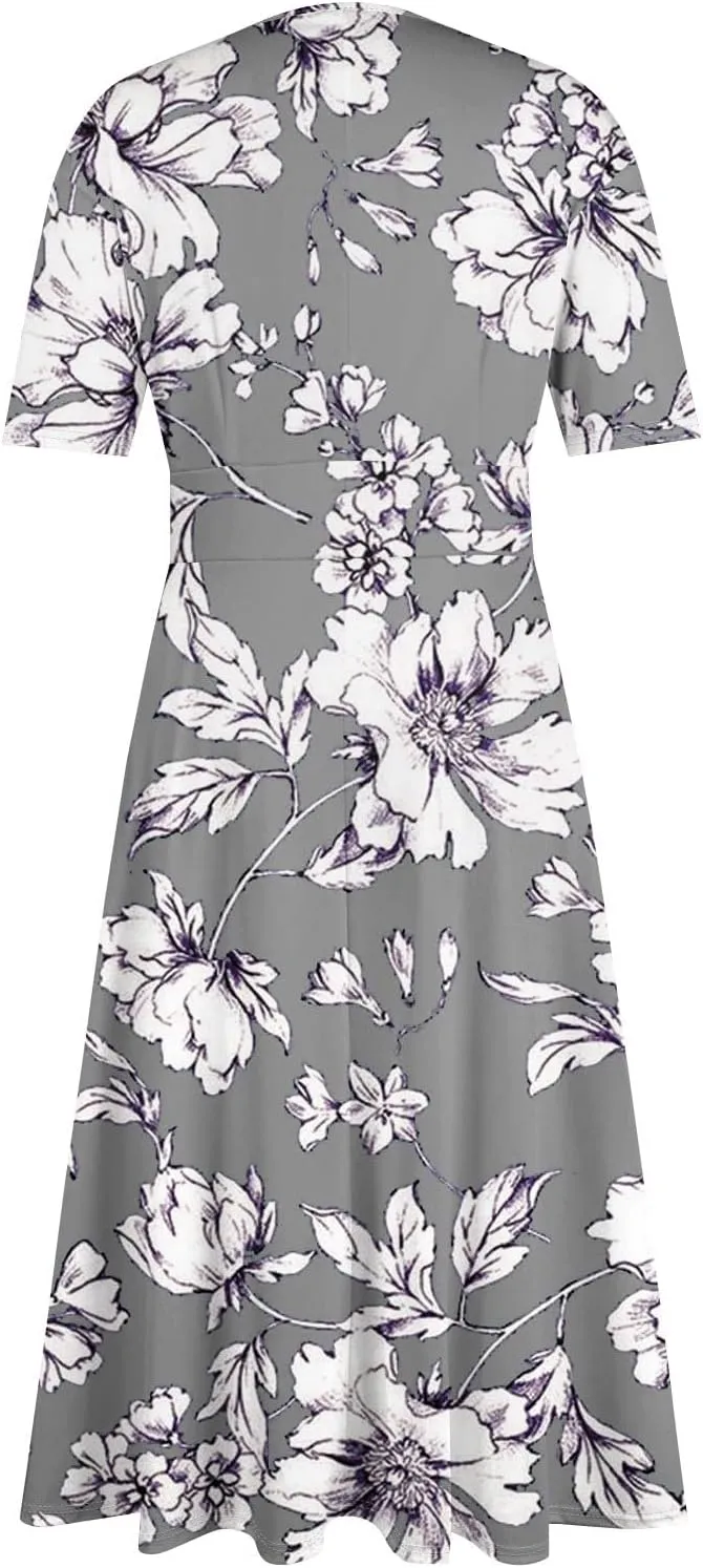Spring Dresses for Women 2025 Flowy Womens Summer Dresses Cotton Boho Dress Maxi Dresses for