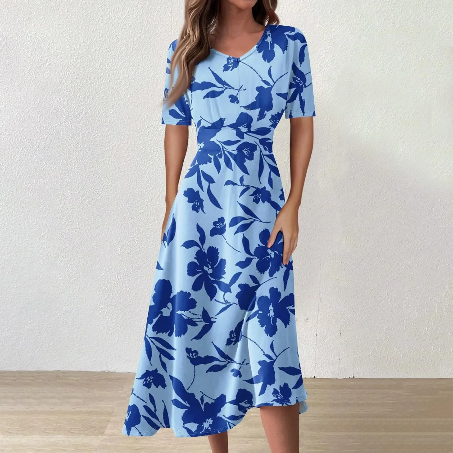 Spring Dresses for Women 2025 Flowy Womens Summer Dresses Cotton Boho Dress Maxi Dresses for