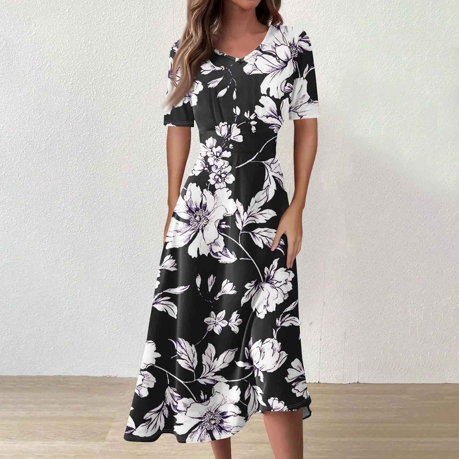 Spring Dresses for Women 2025 Flowy Womens Summer Dresses Cotton Boho Dress Maxi Dresses for