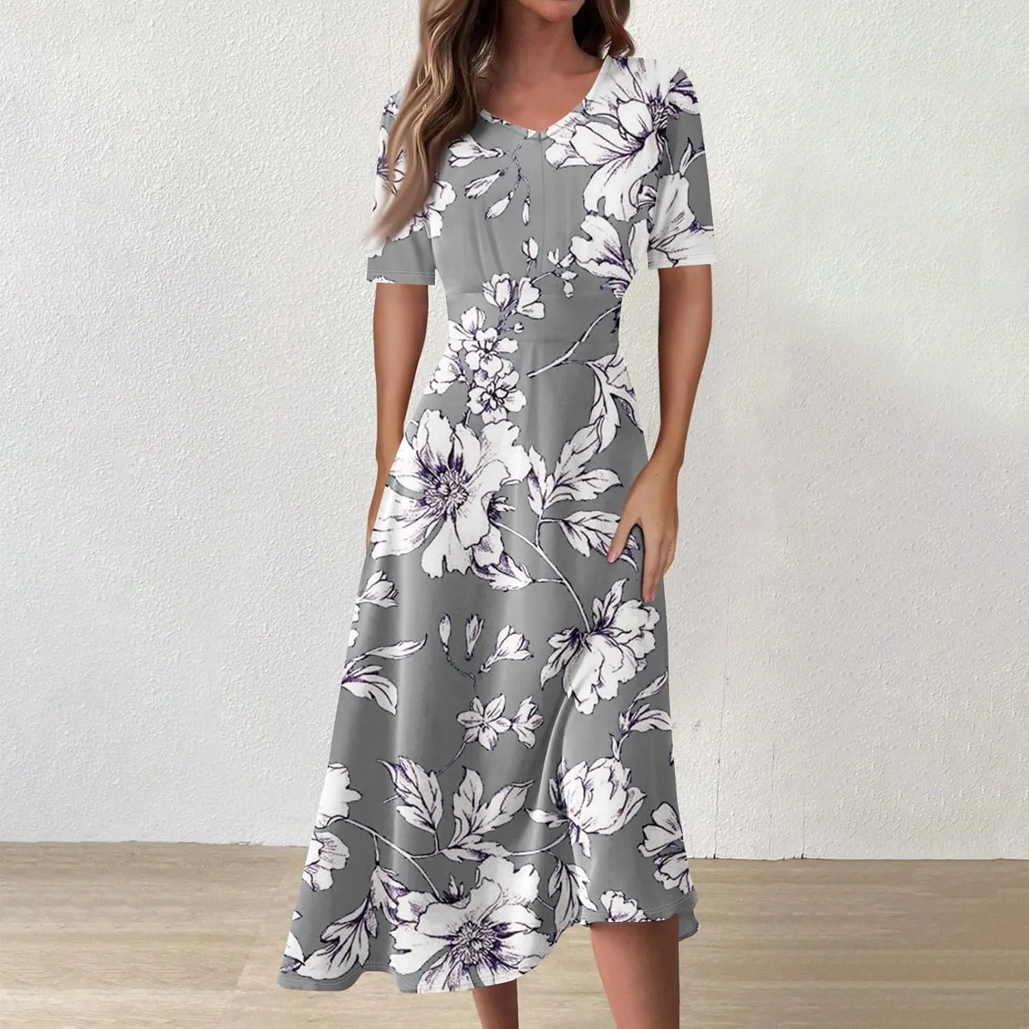 Spring Dresses for Women 2025 Flowy Womens Summer Dresses Cotton Boho Dress Maxi Dresses for
