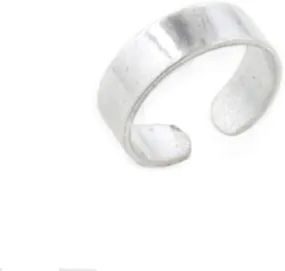 Sterling Silver Smooth Classic Plain Band Toe Ring