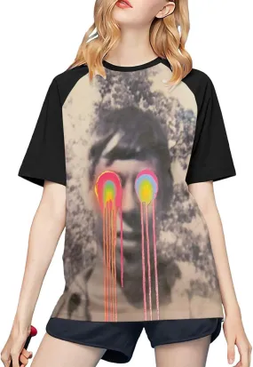 T-Shirts Womens Vintage Funny Graphic Tee Tshirt Casual Short Sleeve Tops