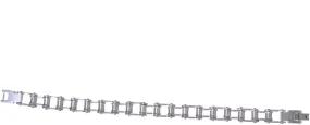 Titanium Steel Bike Chain Bracelet for Men Women Biker Jewelry Stainless Steel Bracelet Unique Present