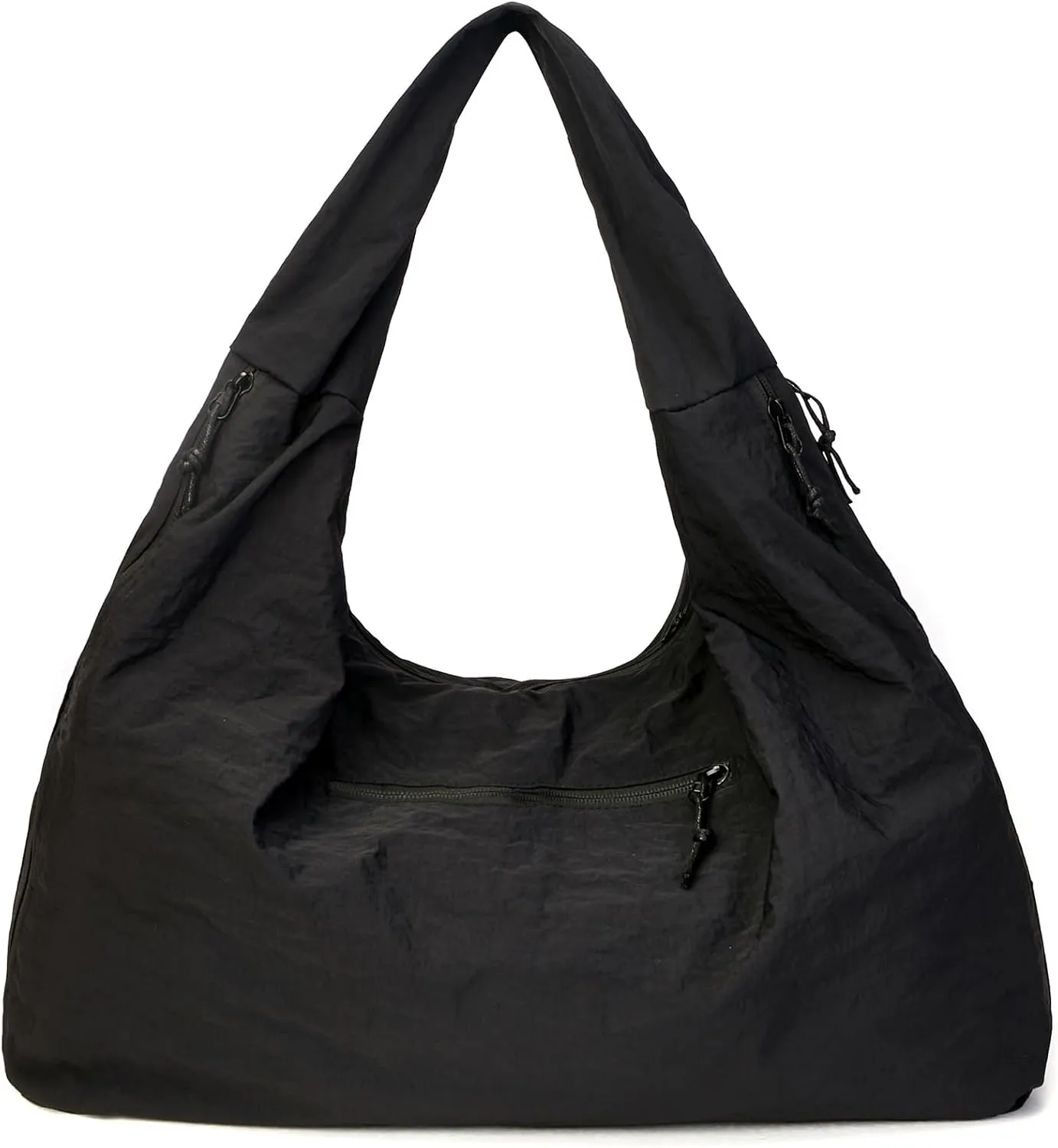 Tote Bag for Women, Lightweight Foldable Nylon Slouchy Tote, Large Capacity Womens Hobo Bag for Travel, Gym, Daily Use