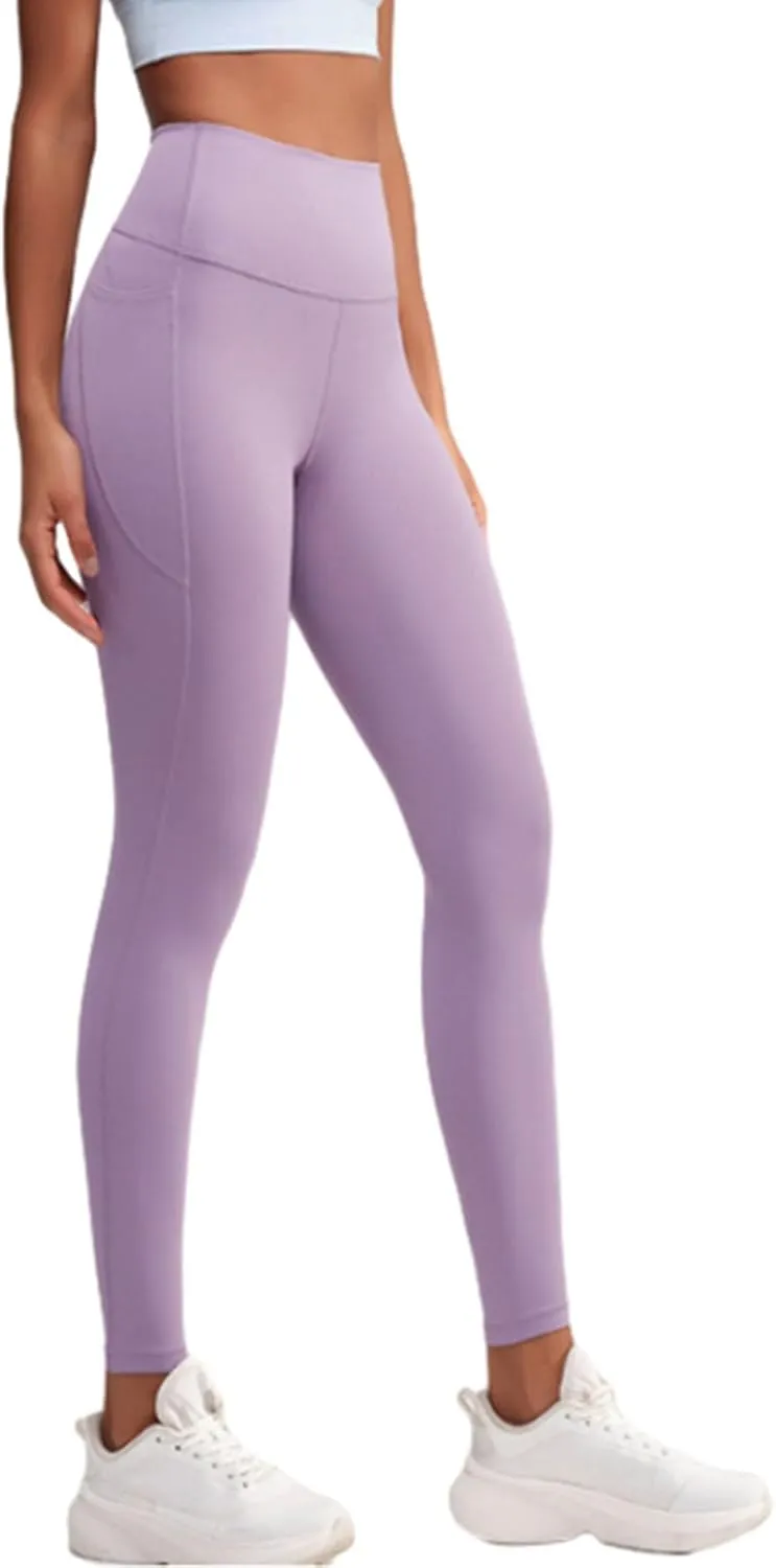 Truefeat Leggings with Pocket Womens, Yoga High Waisted Leggings, Workout Sports Running Athletic Pants