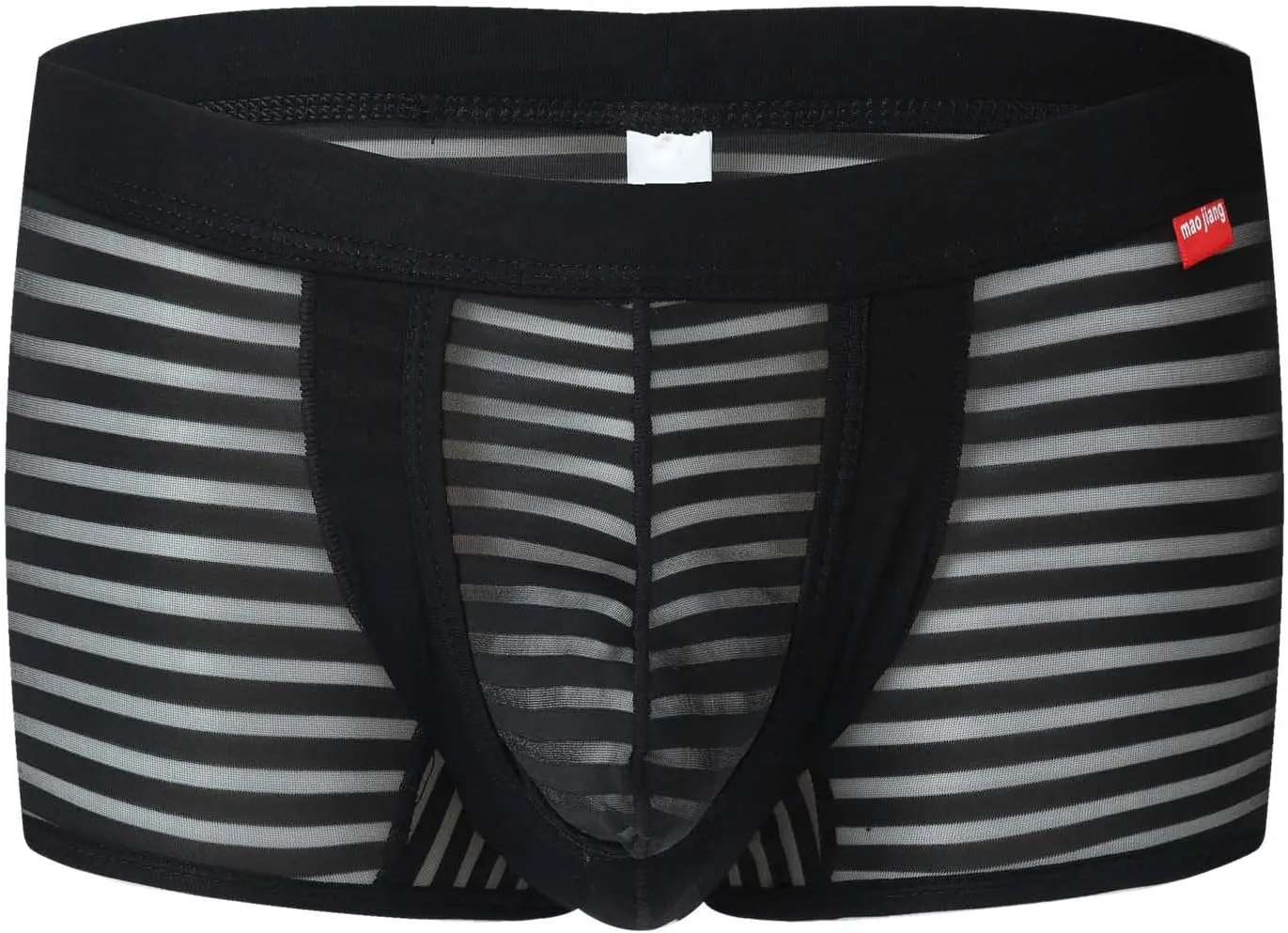 Underwear for Men Mesh Sheer Ultra-Thin Trunks Breathable Comfy Boxer Briefs Stretch Classic Fit Elastic Waist Panties Briefs