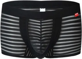 Underwear for Men Mesh Sheer Ultra-Thin Trunks Breathable Comfy Boxer Briefs Stretch Classic Fit Elastic Waist Panties Briefs