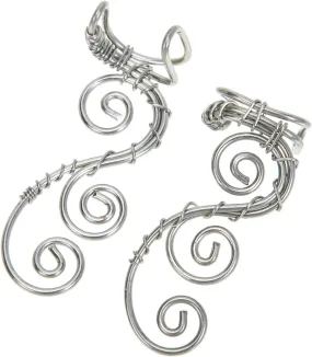 VALICLUD 1 Pair Vintage Ear Cuff Clip Earrings Retro Ear Hook Jewelry present for Women Lightweight Non Piercing Design for Daily Wear and Special Occasions for Birthdays Holidays and