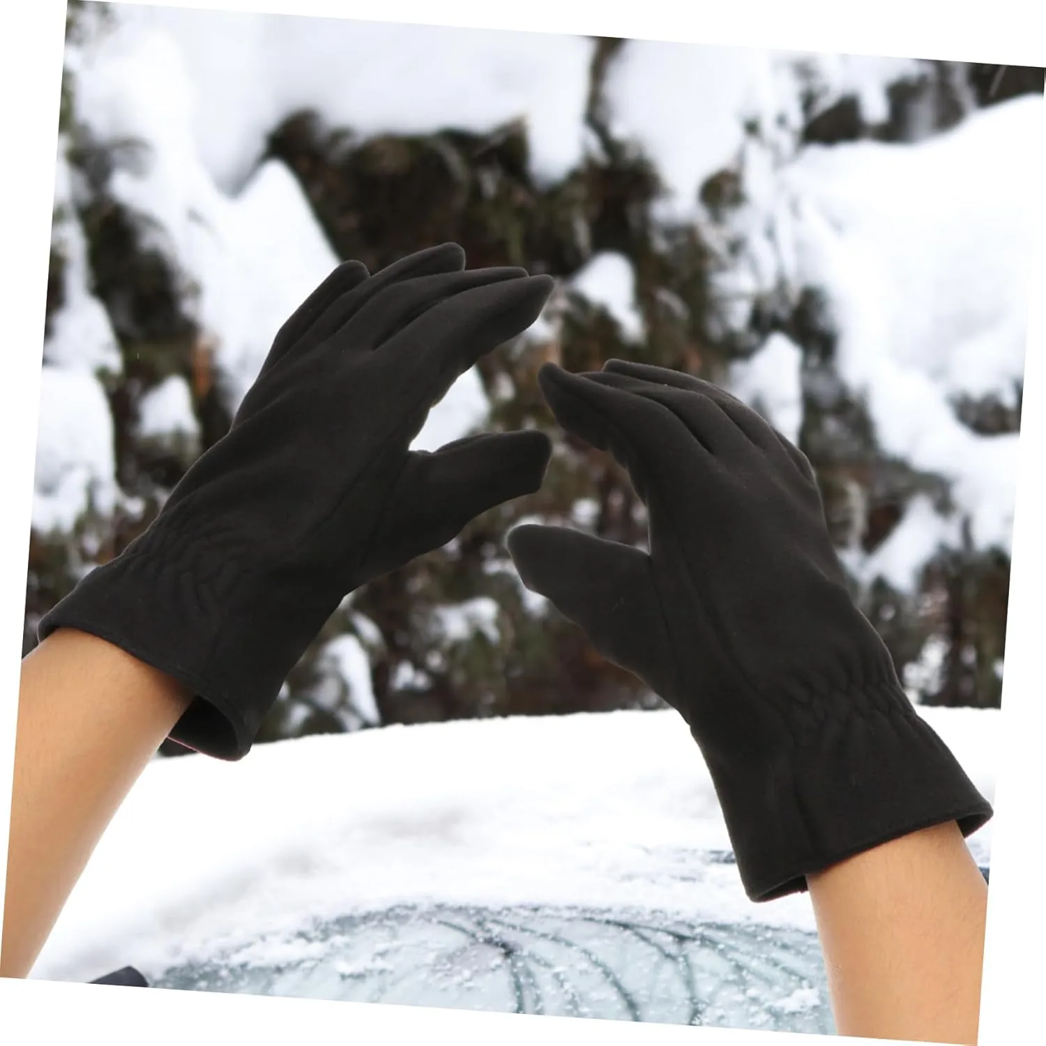 VALICLUD Thermal Touchscreen Gloves Snowsuit Neoprene Gloves Mens Glove Winter Riding Gloves Heated Motorcycle