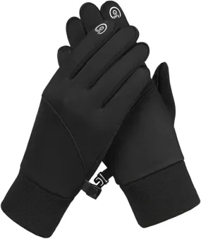 Velvet Touch Screen Gloves Men's Winter Bike Gloves Padded Touchscreen Fingers Heat for Cycling