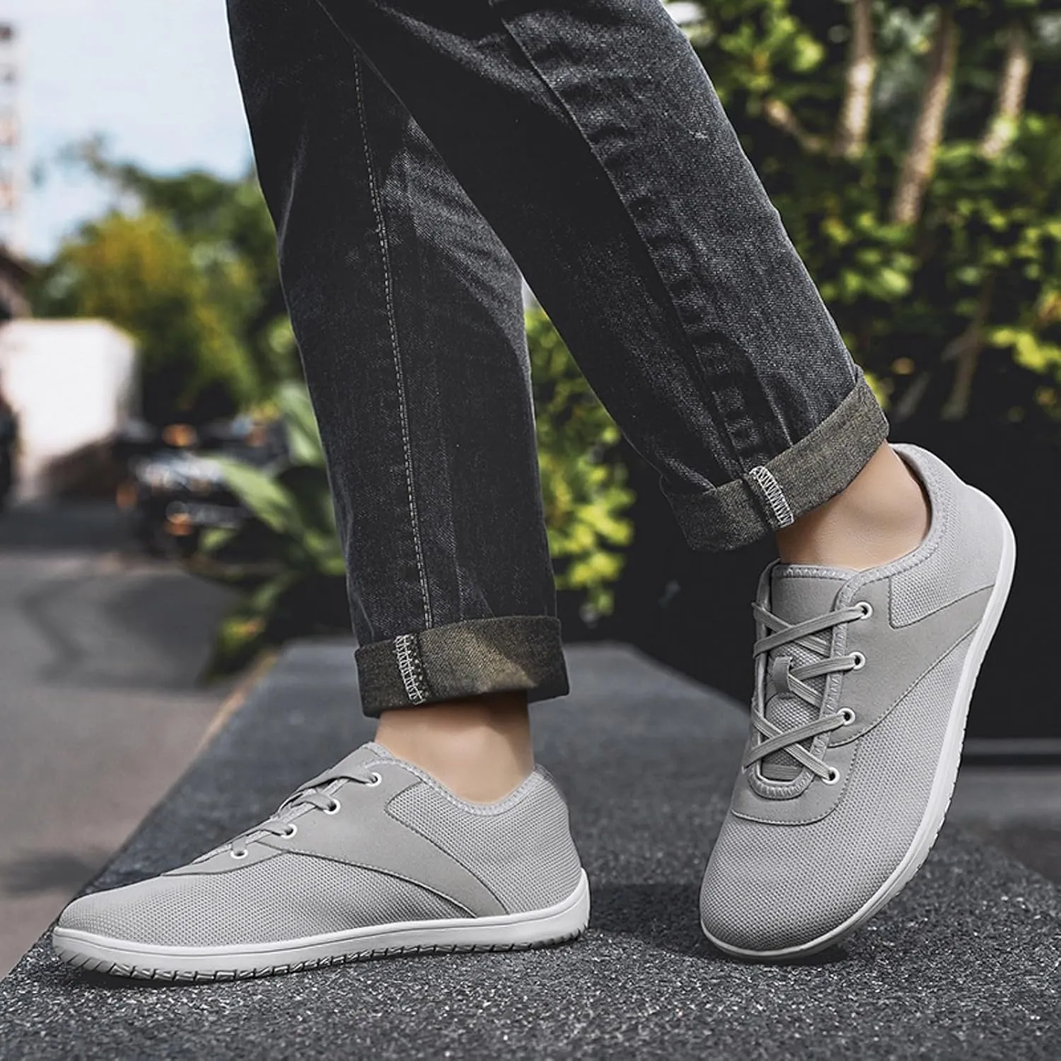 Walking Shoes for Men Men's Black Dress Shoes Men's Mesh Sneakers Lightweight Casual Walking Dress Tennis for Men Supportive Running Athletic Sneakers Chunky Slip on