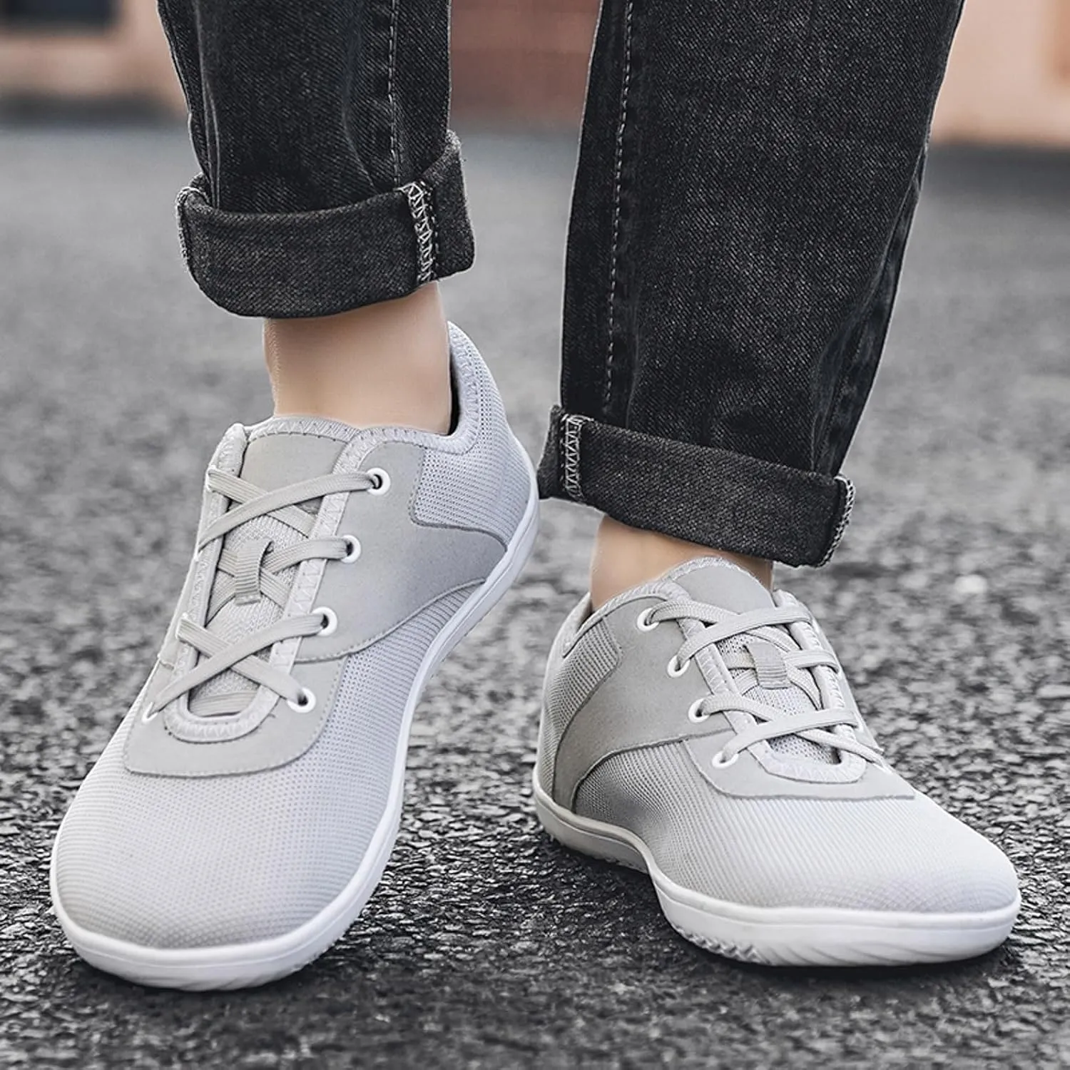 Walking Shoes for Men Men's Black Dress Shoes Men's Mesh Sneakers Lightweight Casual Walking Dress Tennis for Men Supportive Running Athletic Sneakers Chunky Slip on