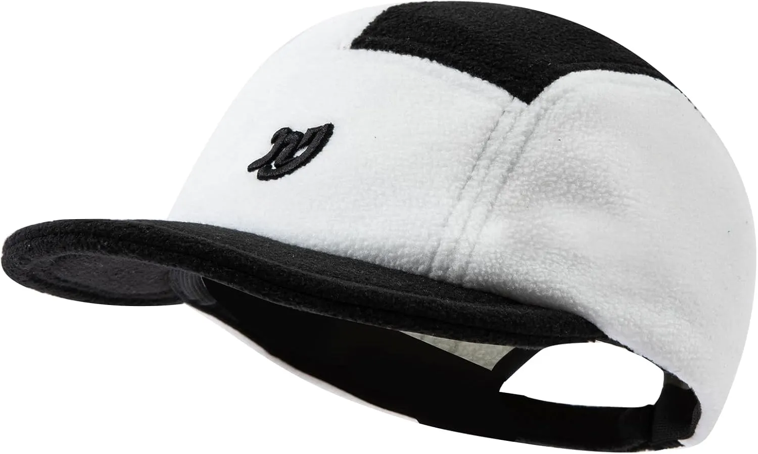 Winter 5 Panel Caps for Men Short Brim Baseball Cap Flat Bill Dad Hats Warm Snapback Trucker Hat Causal Umpire Hats