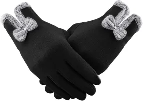 Women Winter Gloves With Touchscreen Fingers, Fleece Lined Gloves for Womens Cold Weather Thick for Warm Wear