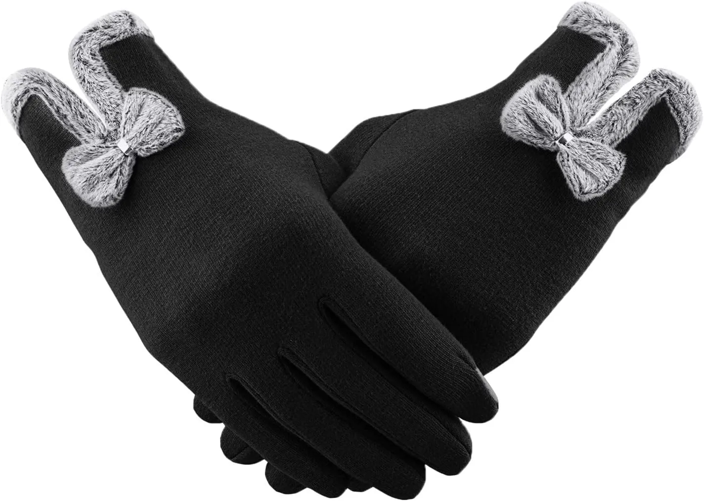 Women Winter Gloves With Touchscreen Fingers, Fleece Lined Gloves for Womens Cold Weather Thick for Warm Wear