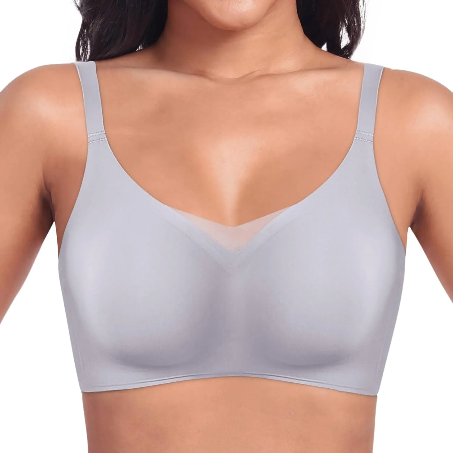 Womens Breathable Sports Bras Sports Bra Yoga Gym Sport High Support Seamless Skimpy Comfortable Wirefree Supportive