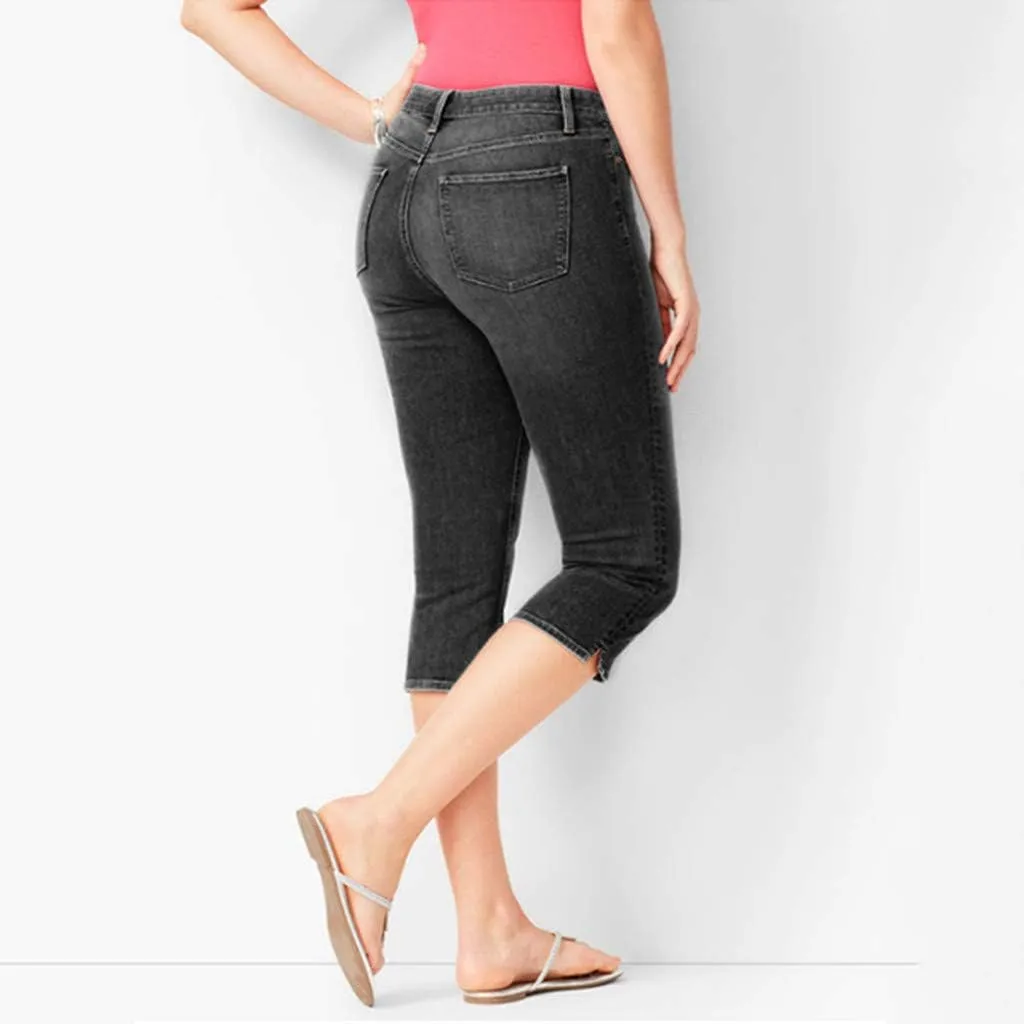 Women's Capri Pants 2024 Female Casual Loose Fit Cropped Pants Womens Leggings Womens Workout Womens Leggings Plus
