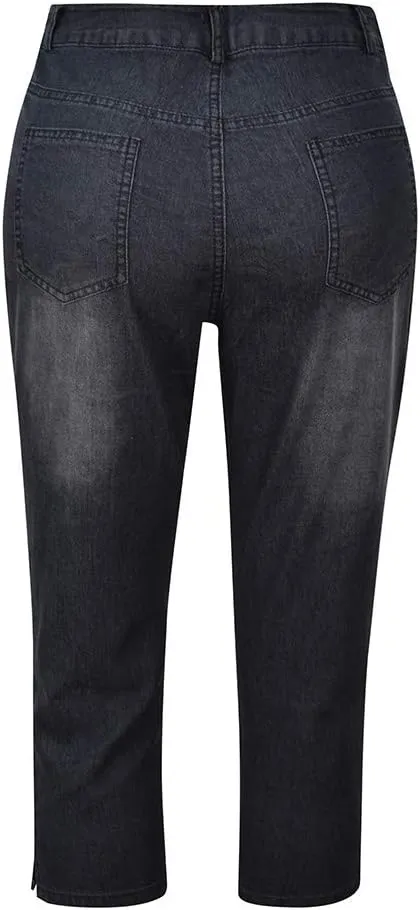 Women's Capri Pants 2024 Female Casual Loose Fit Cropped Pants Womens Leggings Womens Workout Womens Leggings Plus