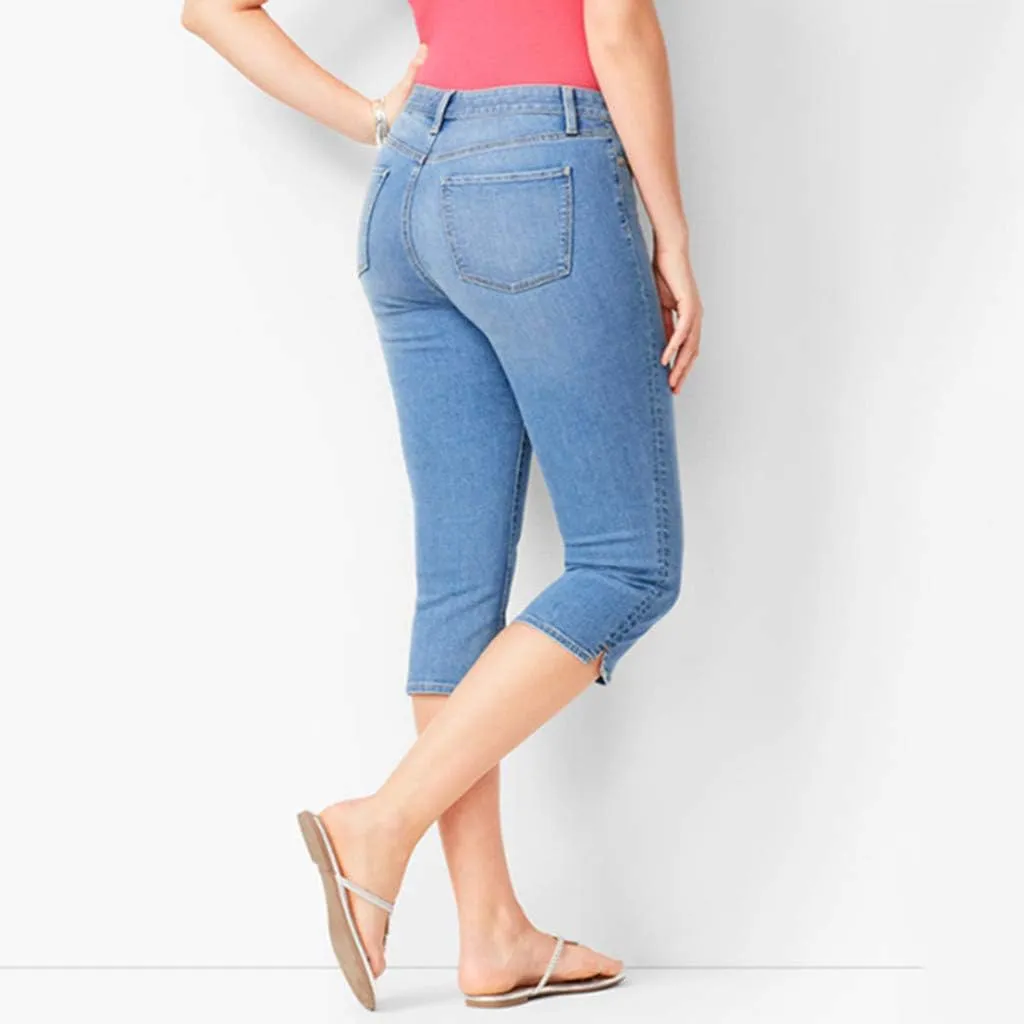 Women's Capri Pants 2024 Female Casual Loose Fit Cropped Pants Womens Leggings Womens Workout Womens Leggings Plus