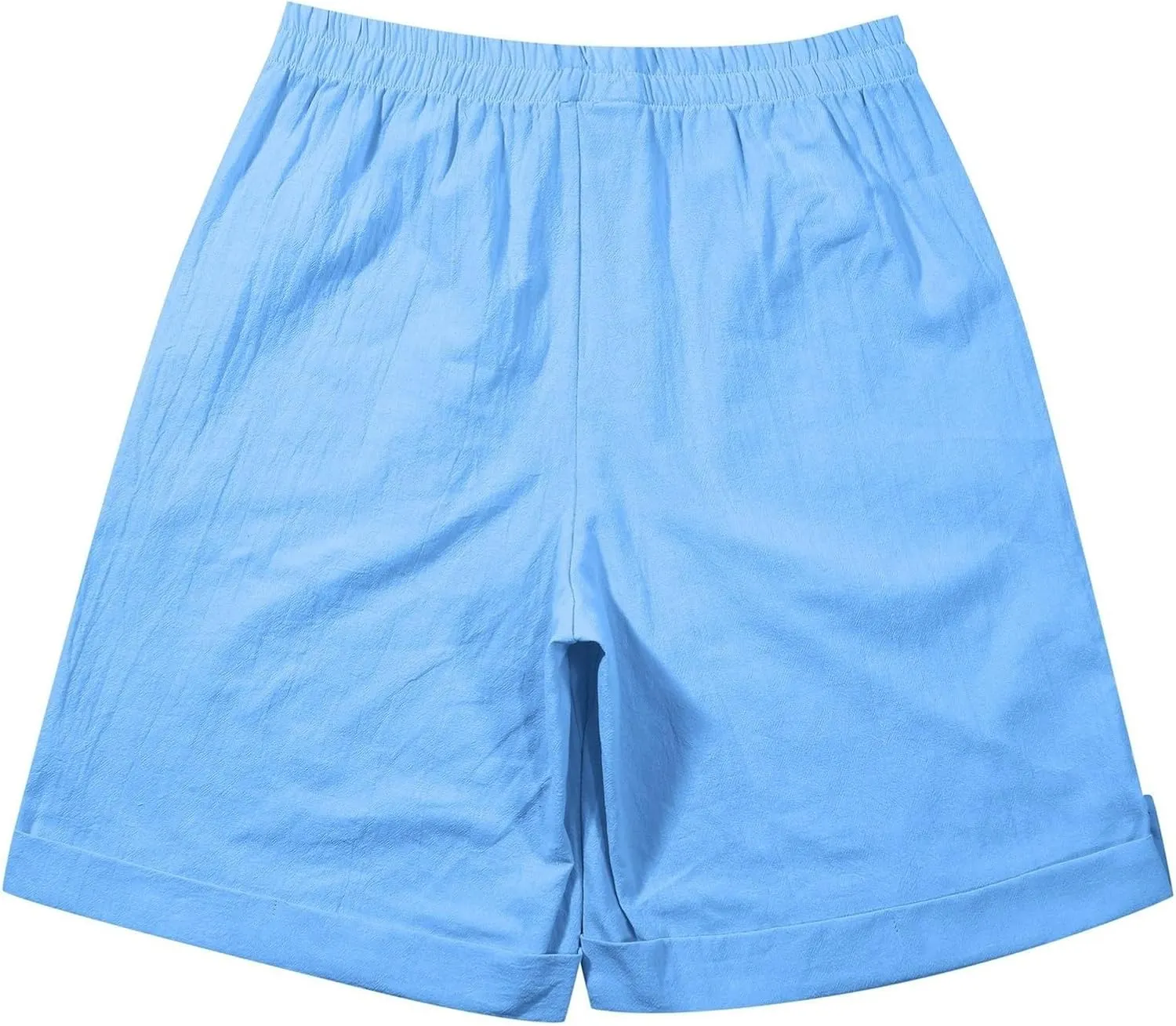 Womens Casual Shorts High Waist Pants Straight Leg Sports Casual Loose Shorts Womens Bicycling Shorts 2025